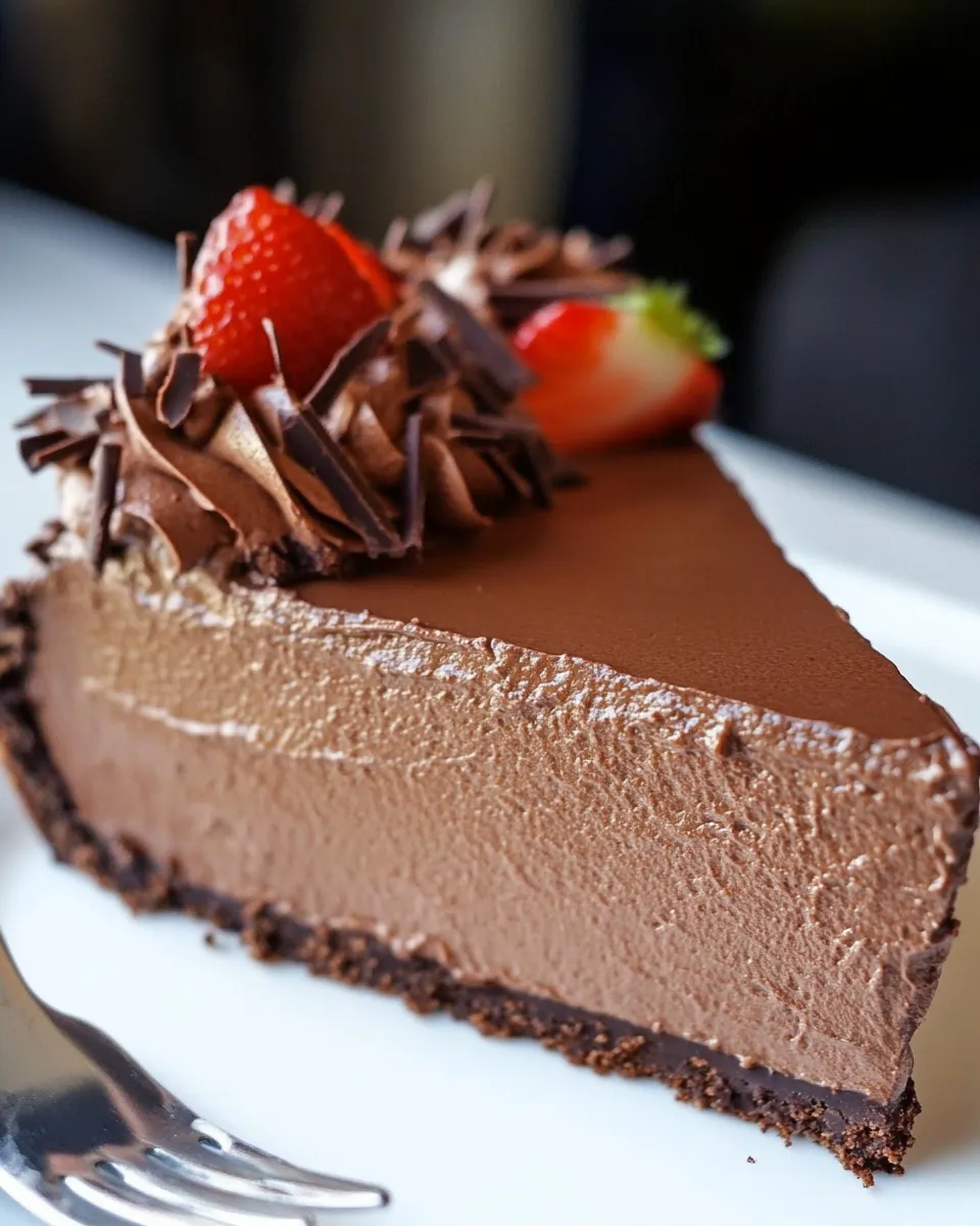 Delicious Chocolate Truffle Pie photo