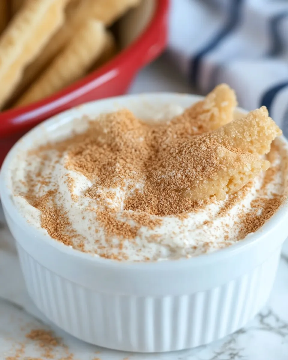 Homemade Churro Cheesecake Dip Recipe photo