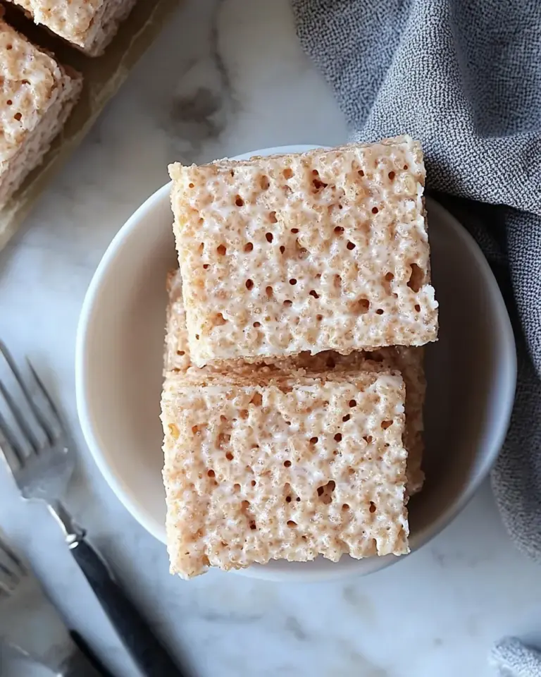 Homemade Churro Rice Krispie Treats Recipe photo