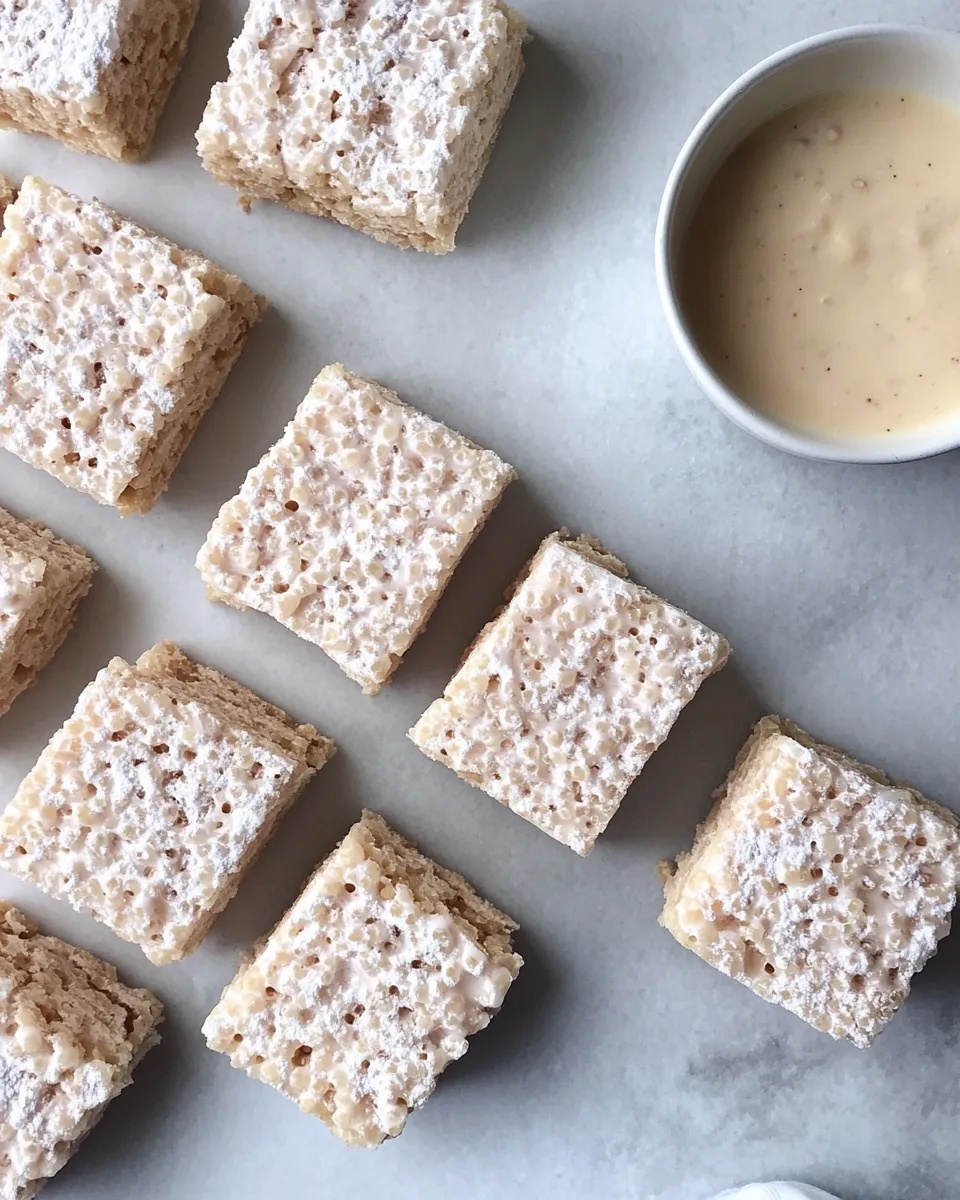 Delicious Churro Rice Krispie Treats Recipe shot