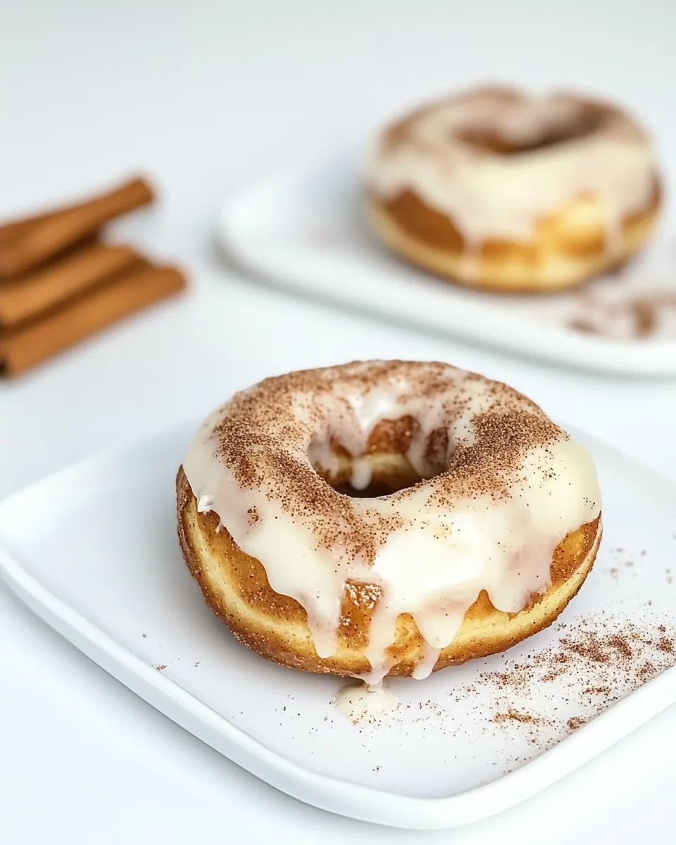 Classic Cinnamon Roll Donuts image