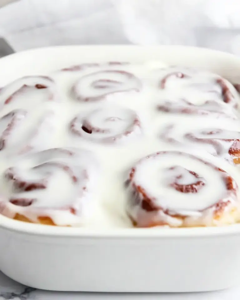 Homemade Cinnamon Roll Icing photo