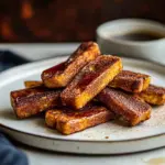 Homemade Cinnamon Sugar French Toast Sticks. photo