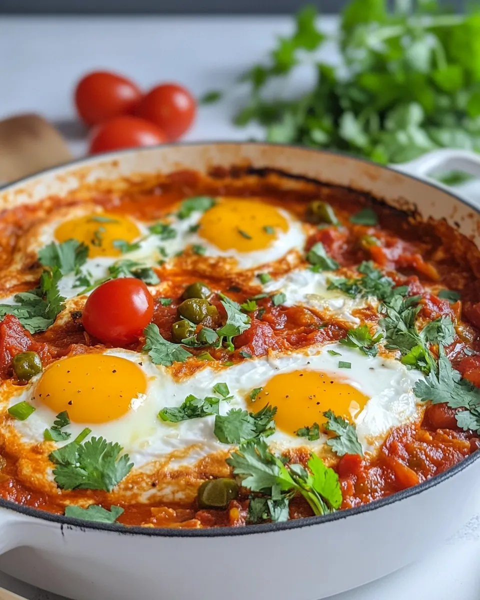 Quick Classic Shakshuka Recipe shot