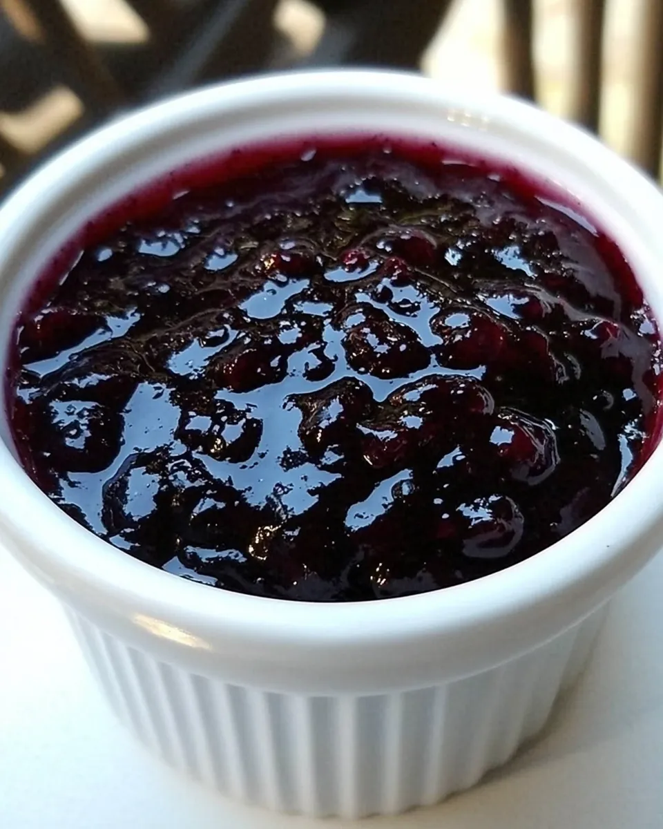 Easy Clean Eating Blueberry Jam picture
