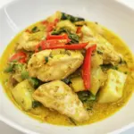 Homemade Coconut Ginger Chicken & Vegetables photo