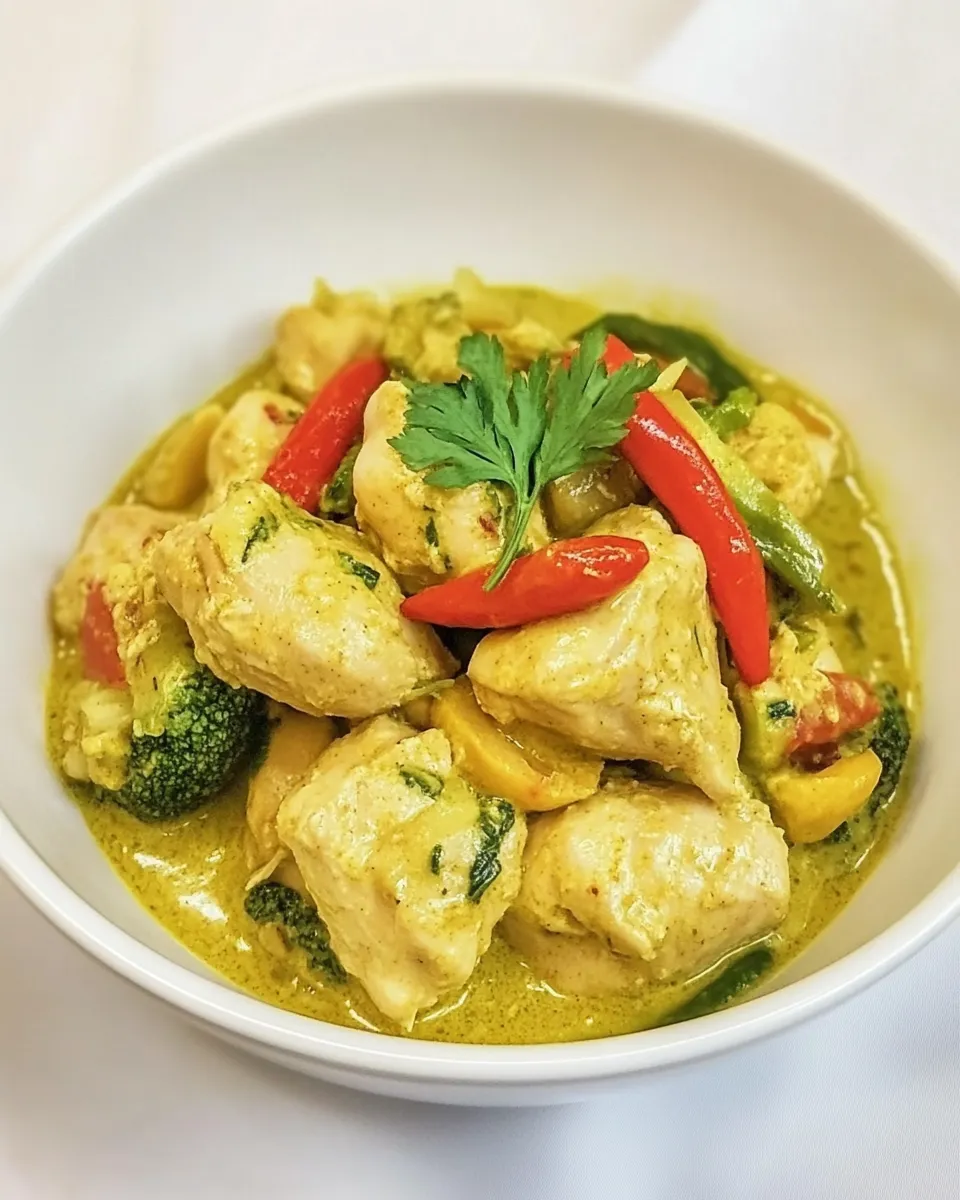 Easy Coconut Ginger Chicken & Vegetables picture