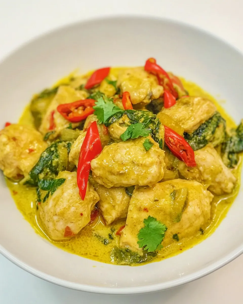 Delicious Coconut Ginger Chicken & Vegetables shot