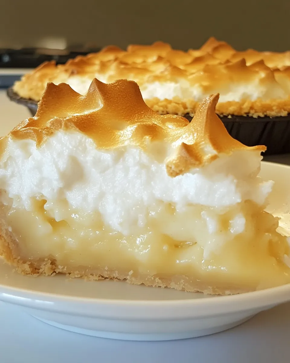 Homemade Coconut Meringue Pie photo