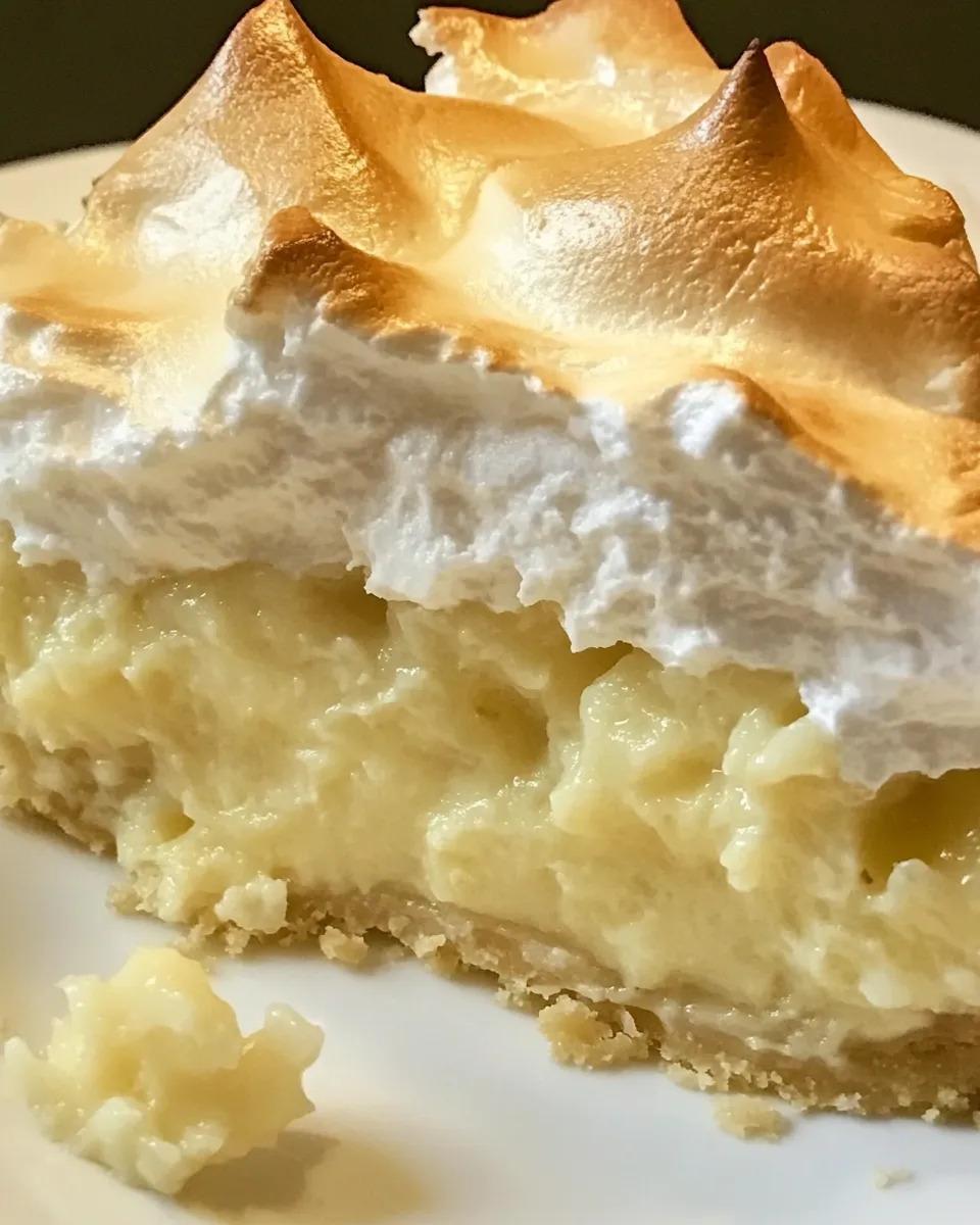 Classic Coconut Meringue Pie image