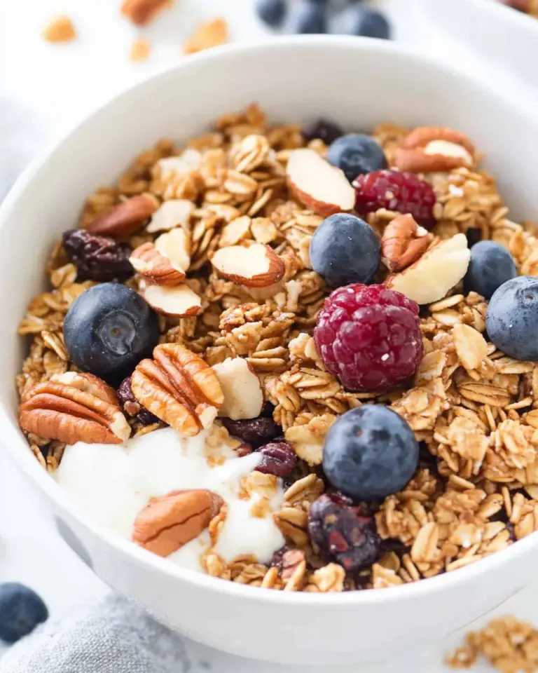 Homemade Coconut Pecan Granola recipe photo