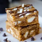 Homemade Coconut White Chocolate Chip Blondies photo