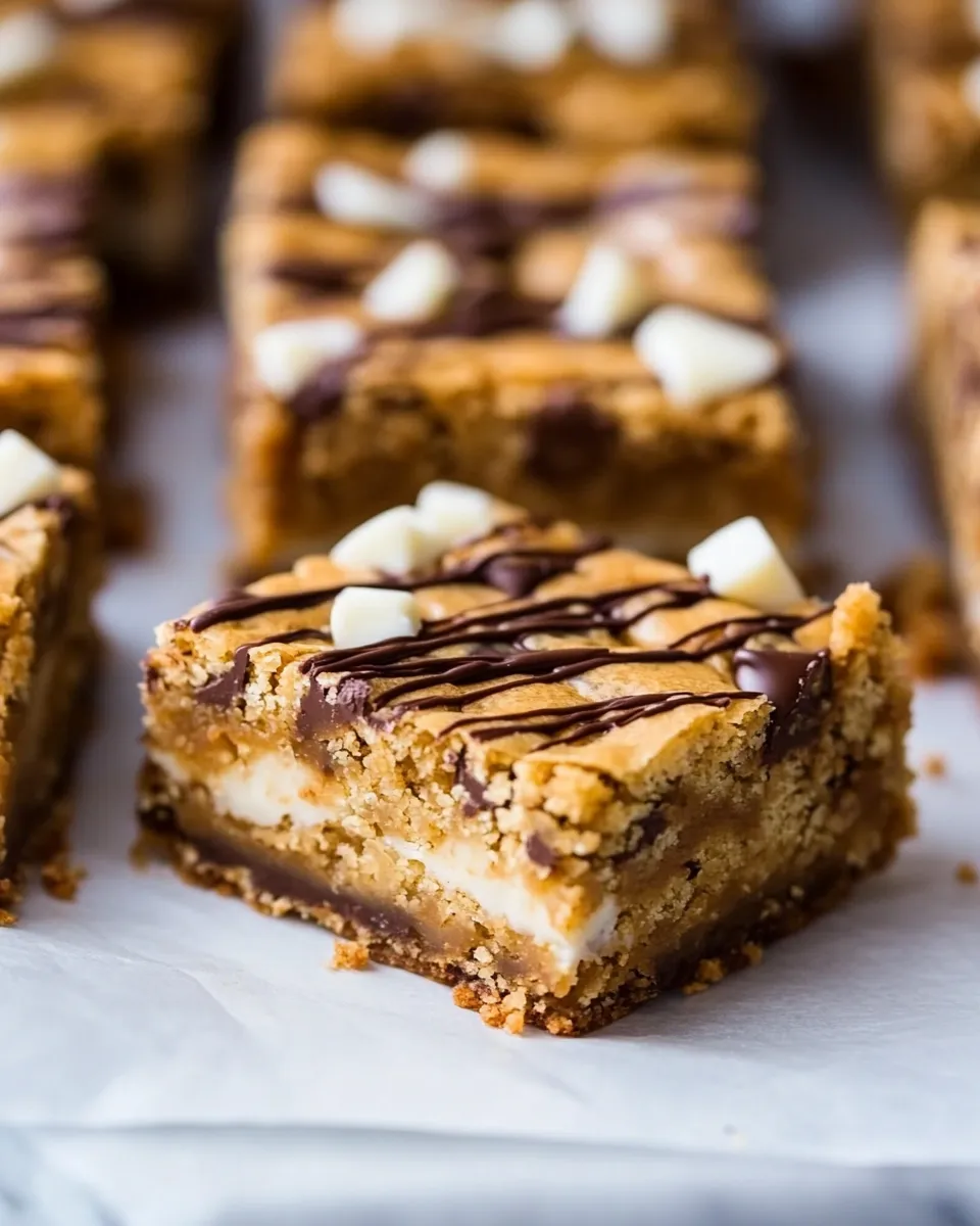 Easy Coconut White Chocolate Chip Blondies picture