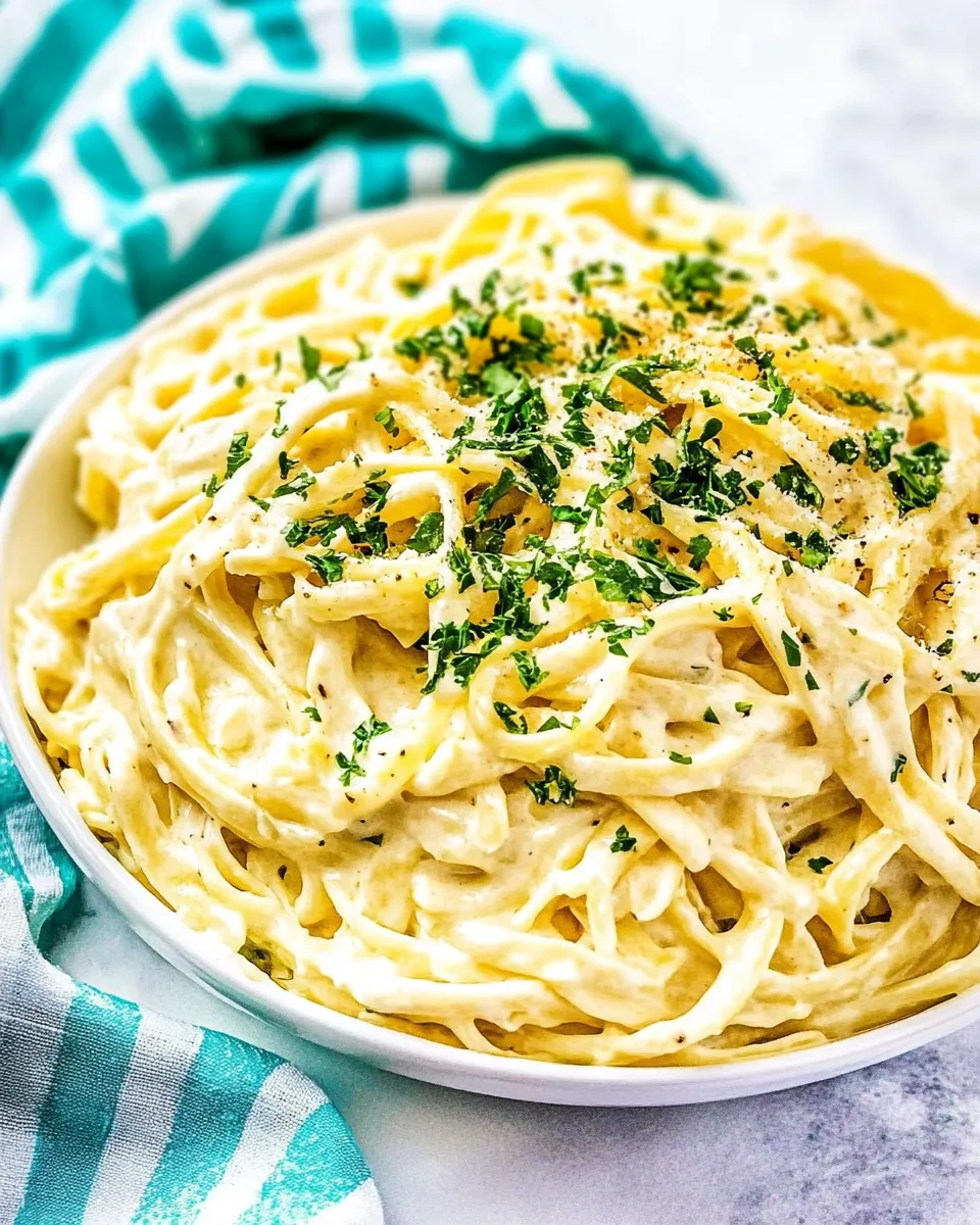 Delicious Copycat Olive Garden Alfredo shot