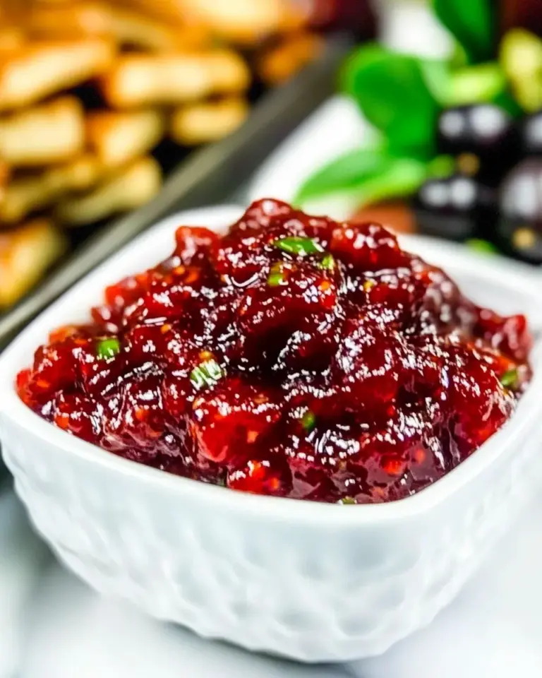 Homemade Cranberry Pepper Jelly Spread photo
