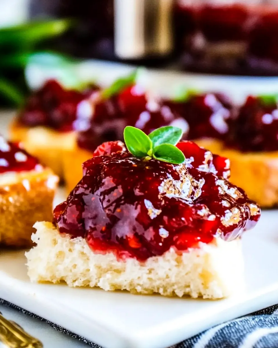 Delicious Cranberry Pepper Jelly Spread image