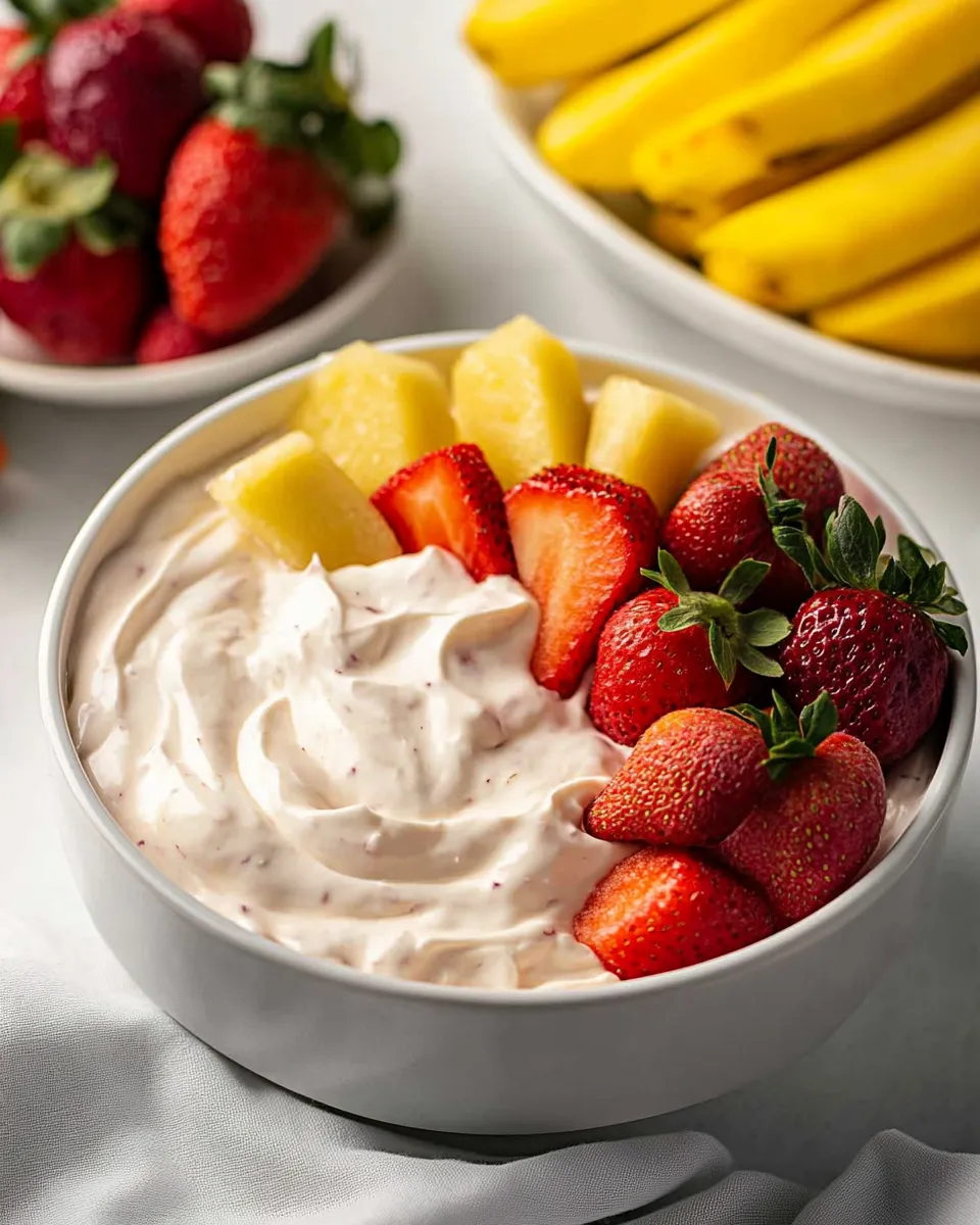 Homemade Cream Cheese Fruit Dip photo
