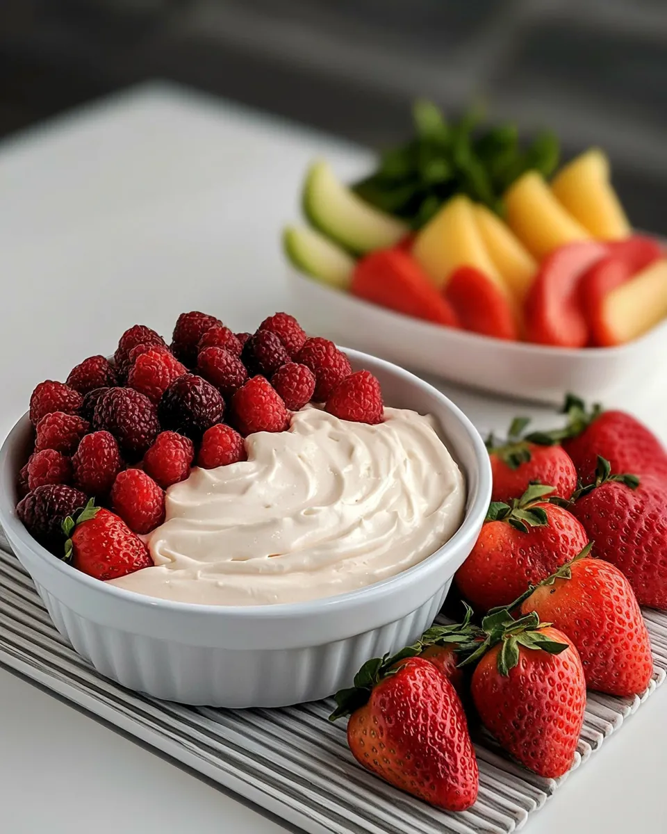 Classic Cream Cheese Fruit Dip image