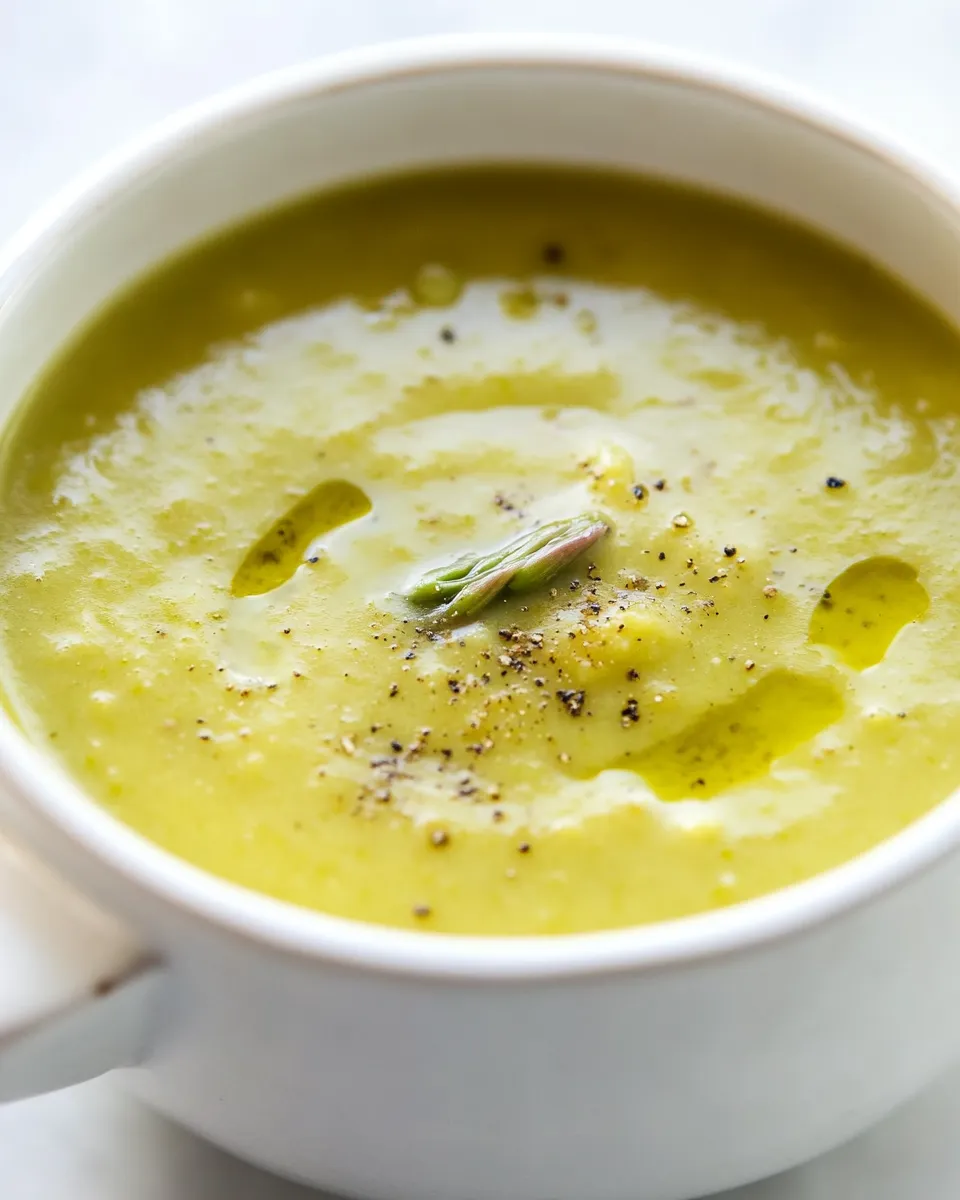 Easy Cream of Asparagus Soup recipe photo