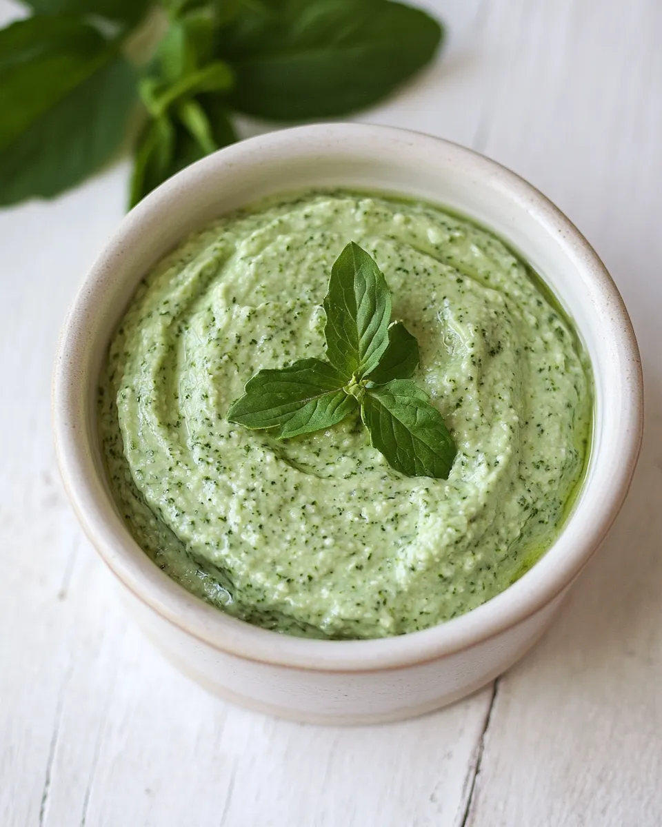 Easy Creamy Avocado & Spinach Dip picture