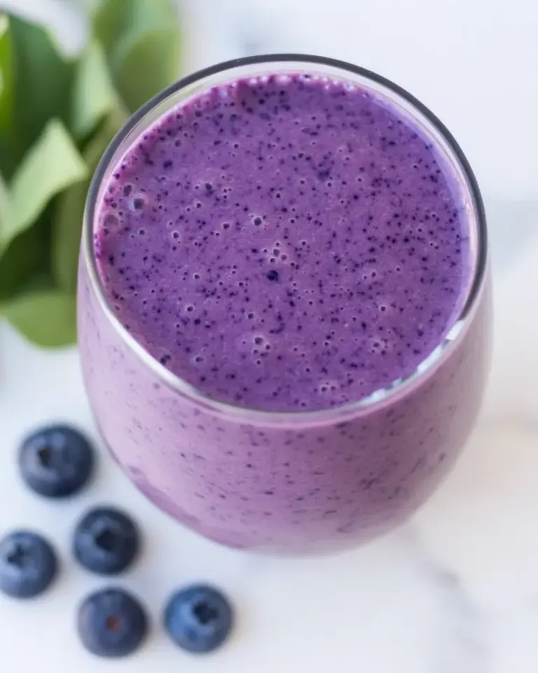 Homemade Creamy Blueberry Smoothie image