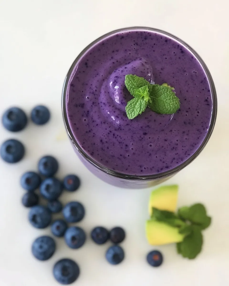 Classic Creamy Blueberry Smoothie picture
