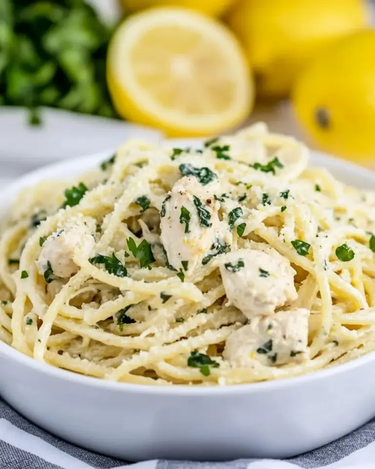 Homemade Creamy Lemon Chicken Pasta (30 Minute Dish!) photo