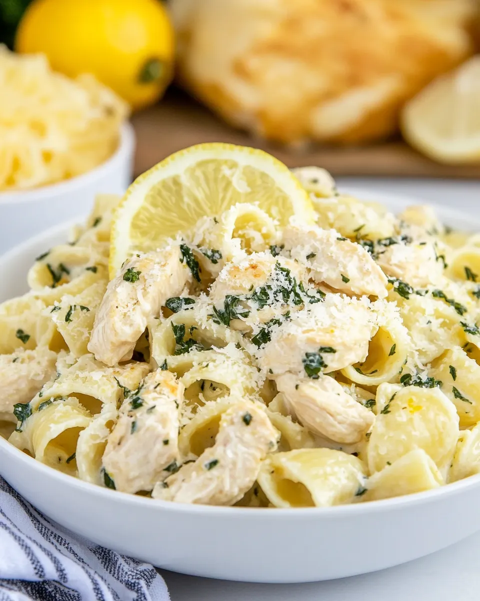 Classic Creamy Lemon Chicken Pasta (30 Minute Dish!) image