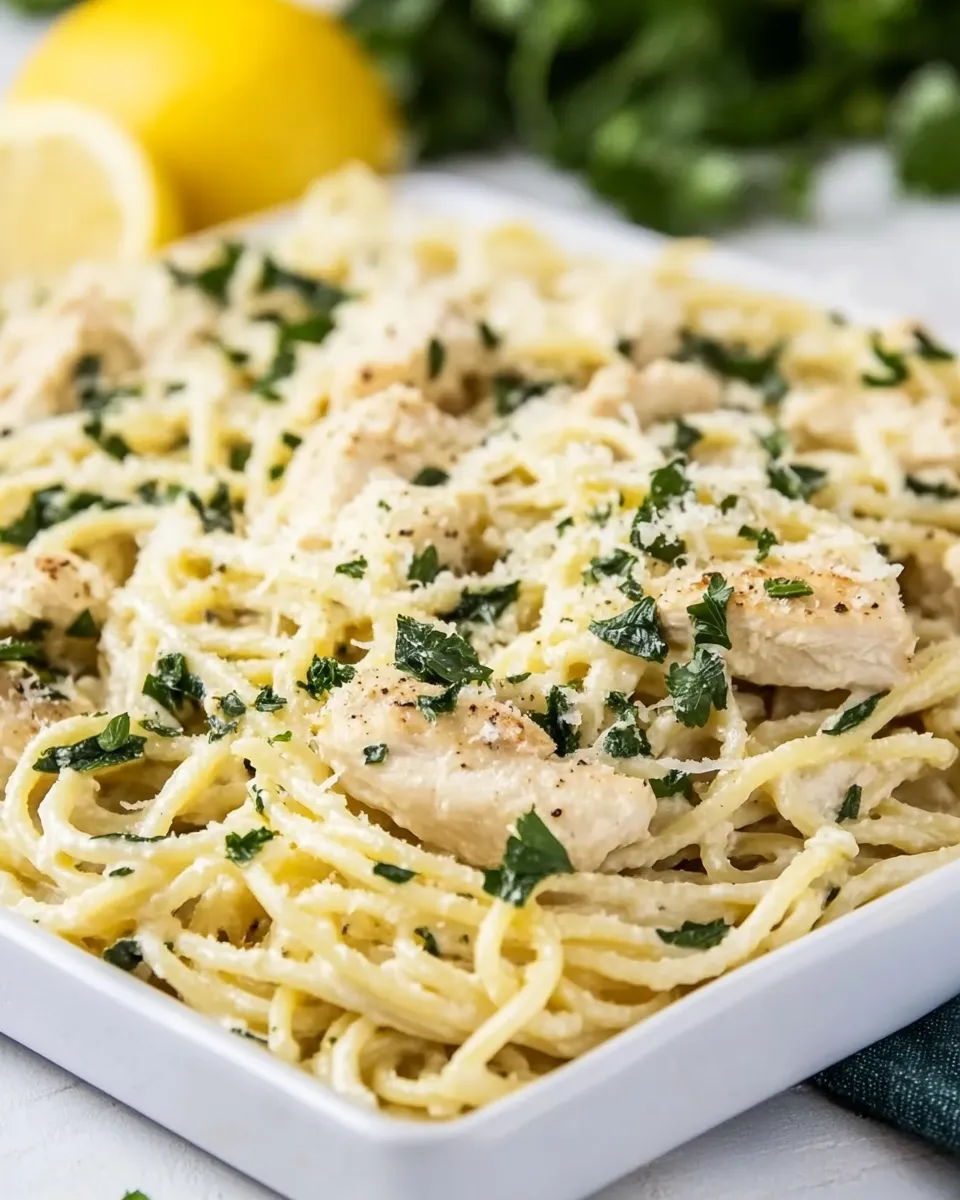 Easy Creamy Lemon Chicken Pasta (30 Minute Dish!) picture