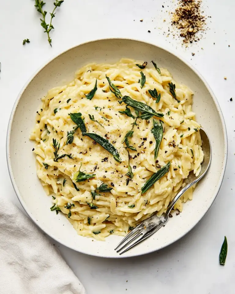 Homemade Creamy Orzo photo