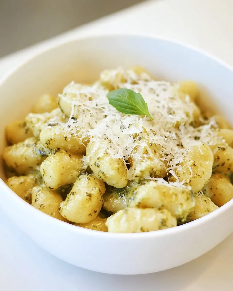 Classic Creamy Pesto Gnocchi image
