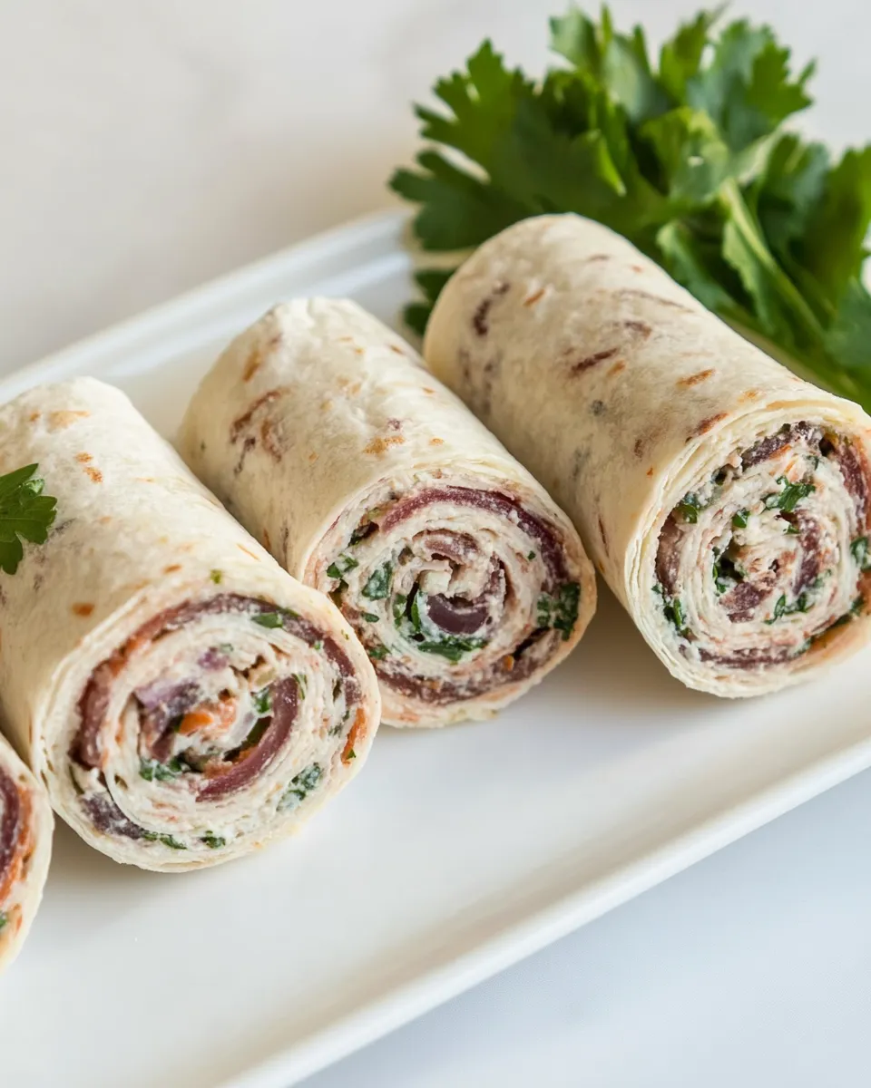 Easy Creamy Salsa Pinwheels recipe photo