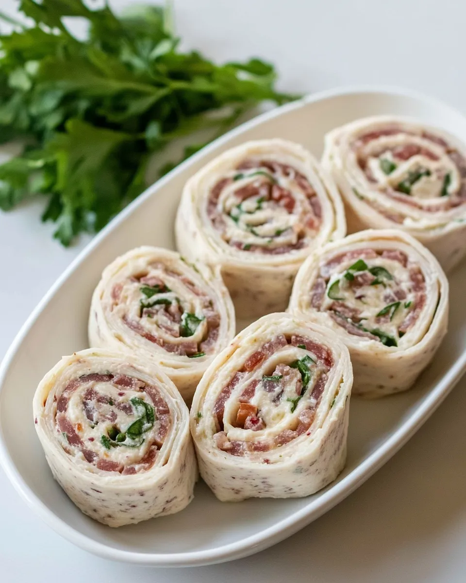 Delicious Creamy Salsa Pinwheels image