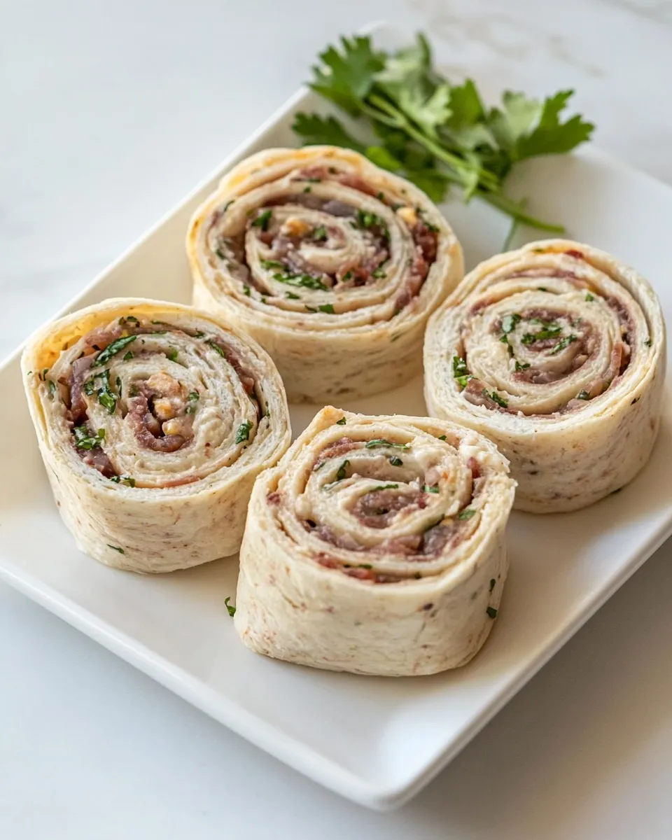 Homemade Creamy Salsa Pinwheels dish photo