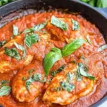 Homemade Creamy Tomato Basil Chicken Skillet photo