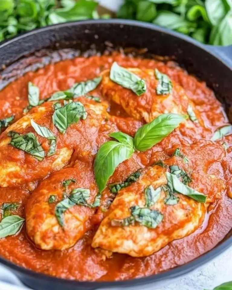 Homemade Creamy Tomato Basil Chicken Skillet photo