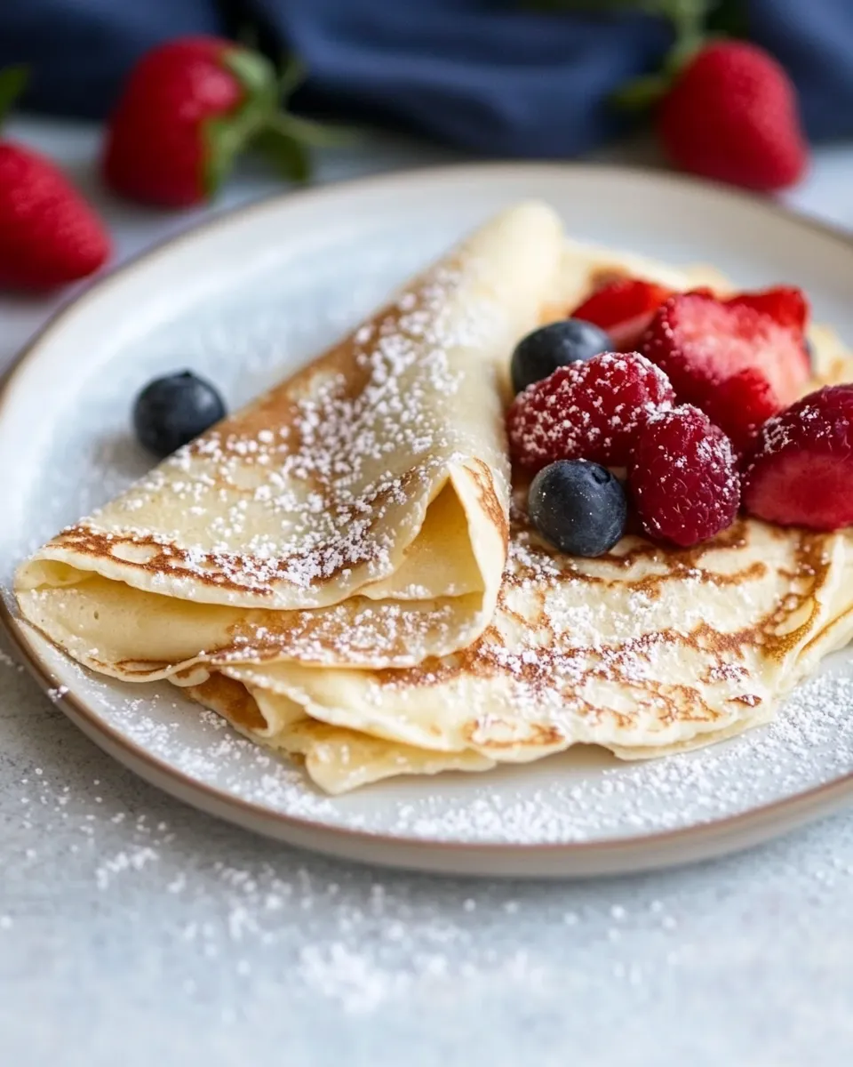 Classic Crepes Recipe image