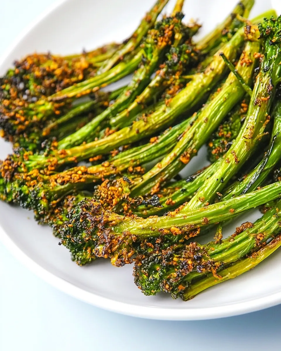 Quick Crispy Air Fryer Broccolini picture