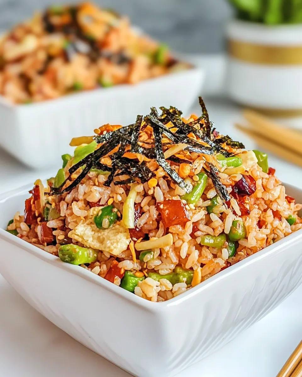Homemade Crispy Gochujang Rice Salad photo