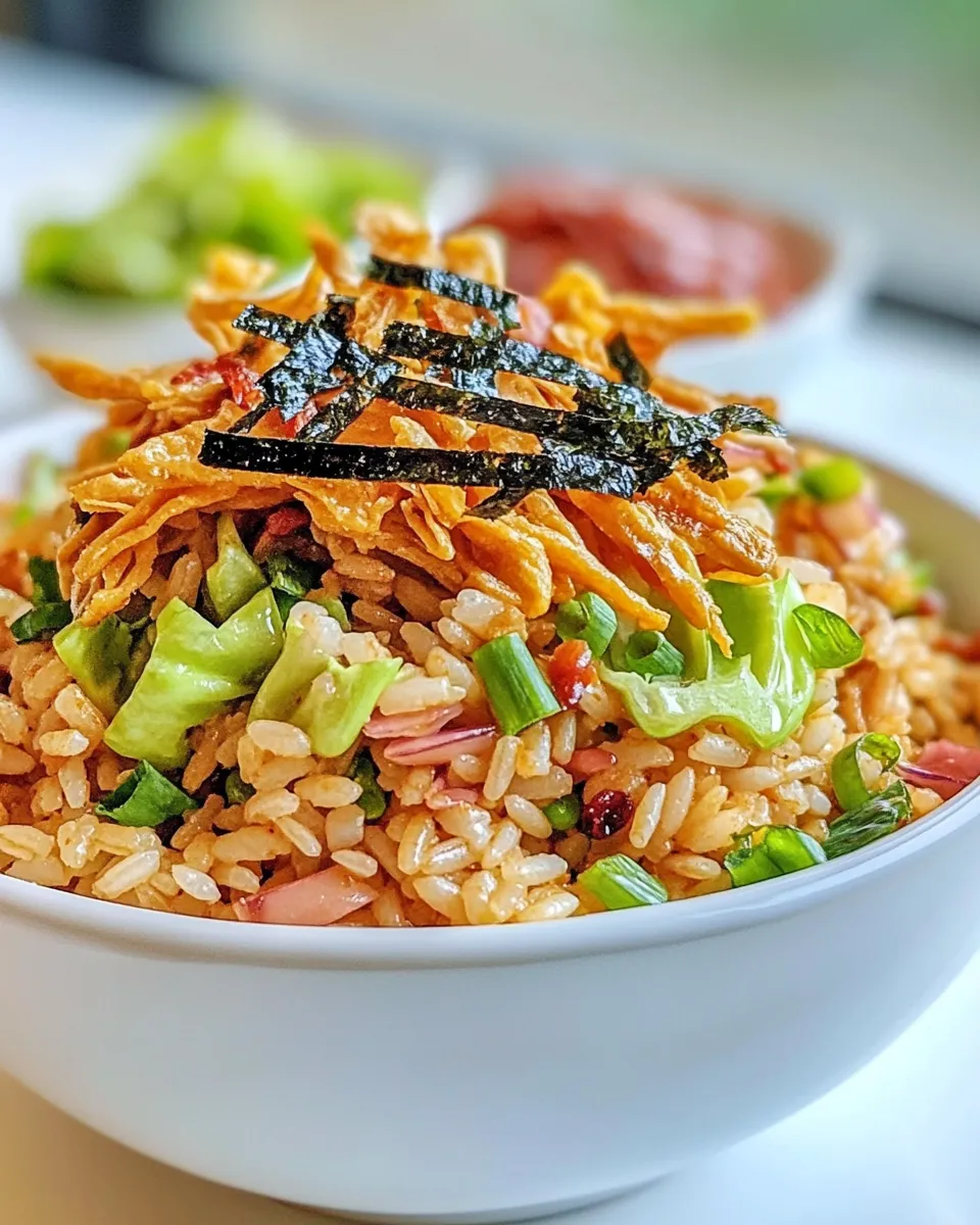 Classic Crispy Gochujang Rice Salad image