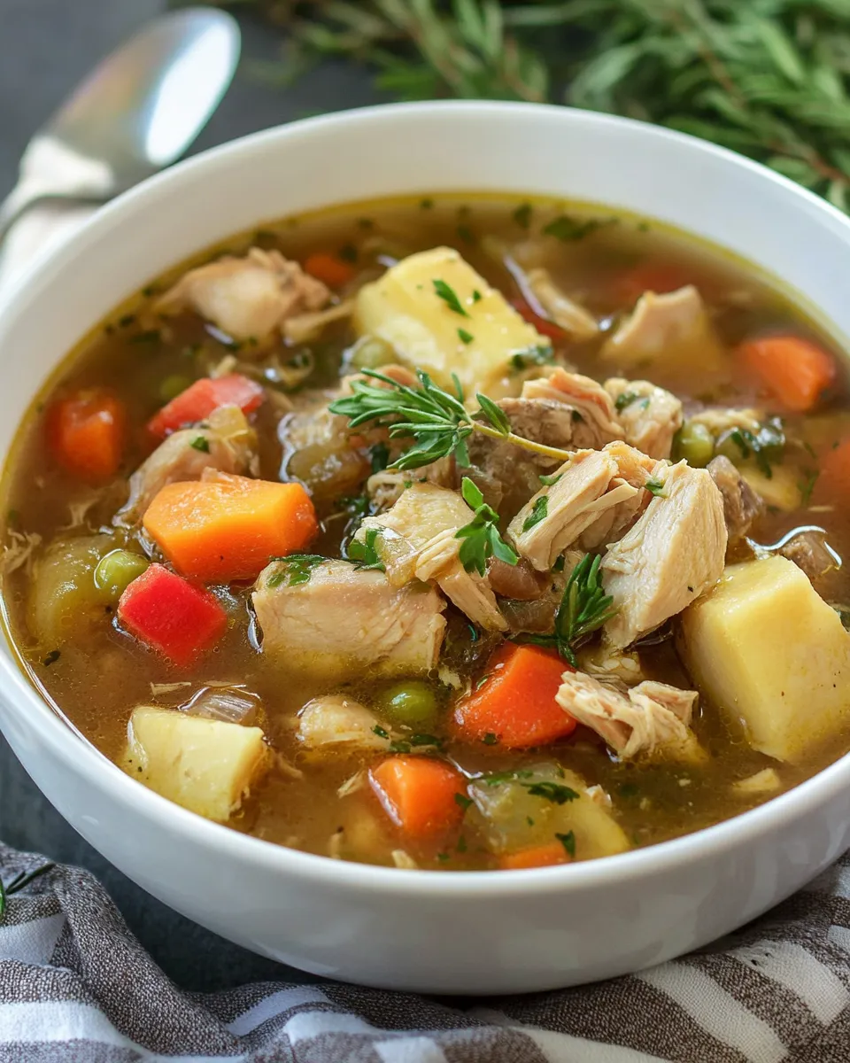 Classic Crock-Pot Rustic Chicken Stew image