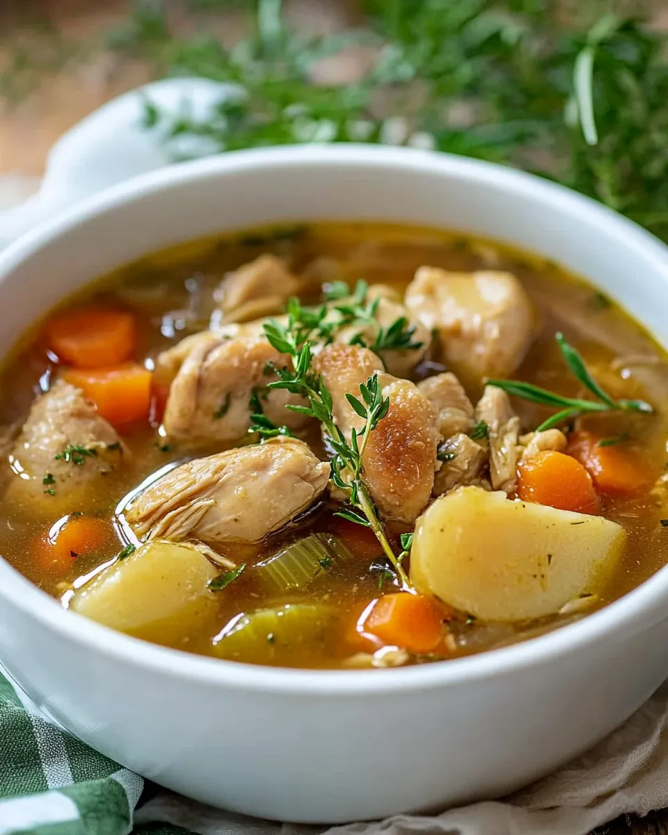Easy Crock-Pot Rustic Chicken Stew picture