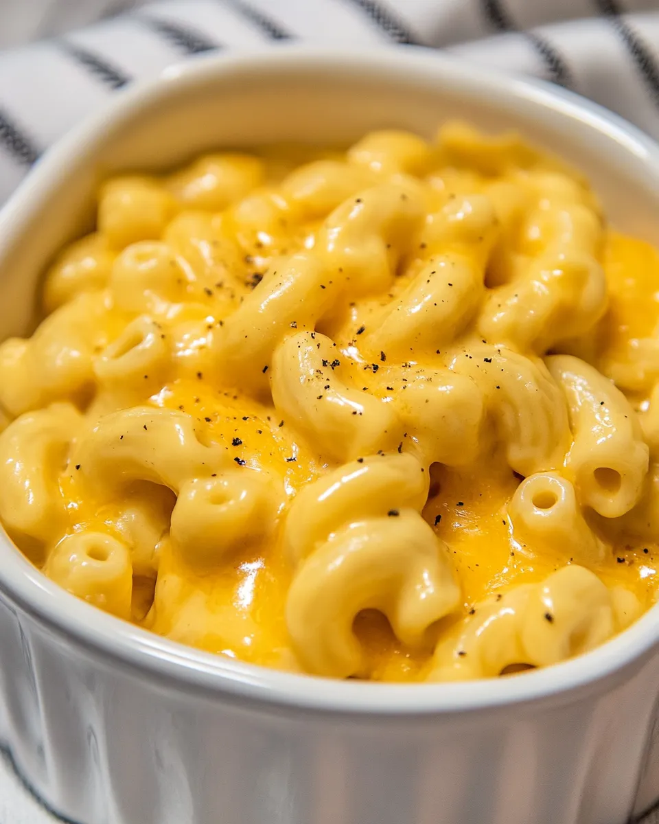 Delicious Crock Pot Mac And Cheese shot