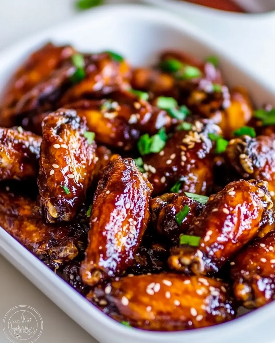 Classic Crock Pot Sweet and Spicy Sticky Wings image