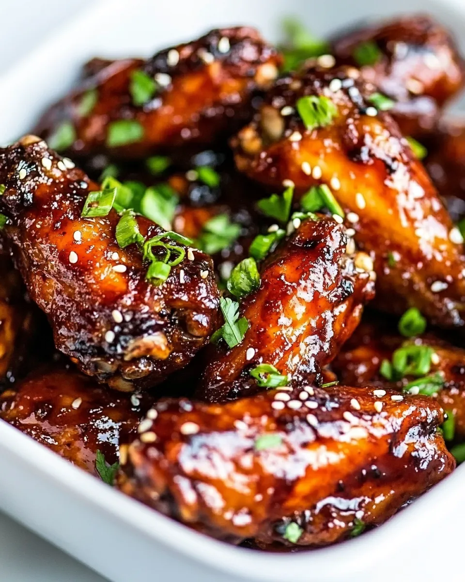 Easy Crock Pot Sweet and Spicy Sticky Wings picture