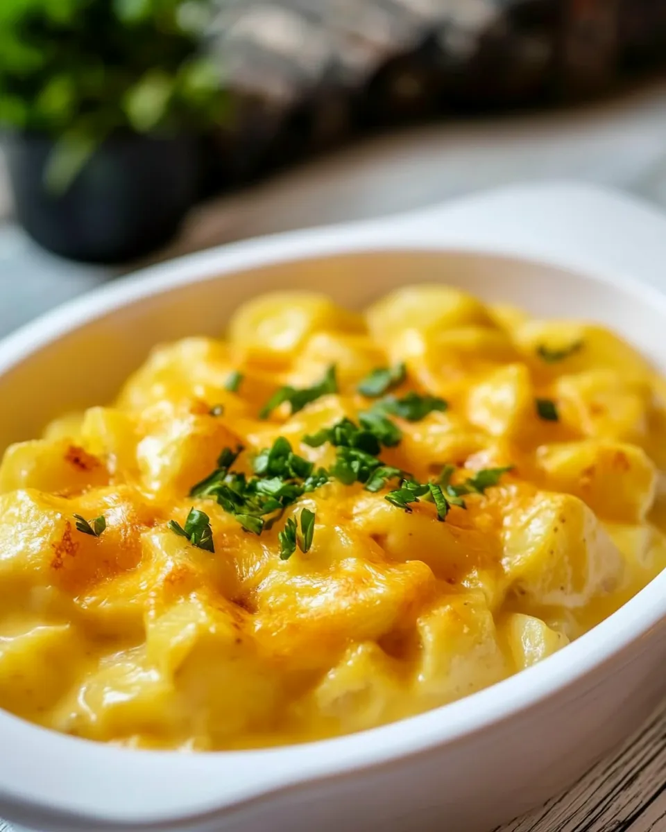 Classic Crockpot Cheesy Potatoes image