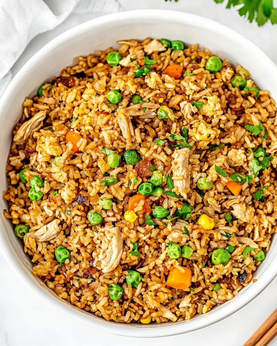 Homemade Crockpot Chicken Fried Rice photo
