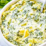 Homemade Crockpot Spinach Artichoke Dip photo