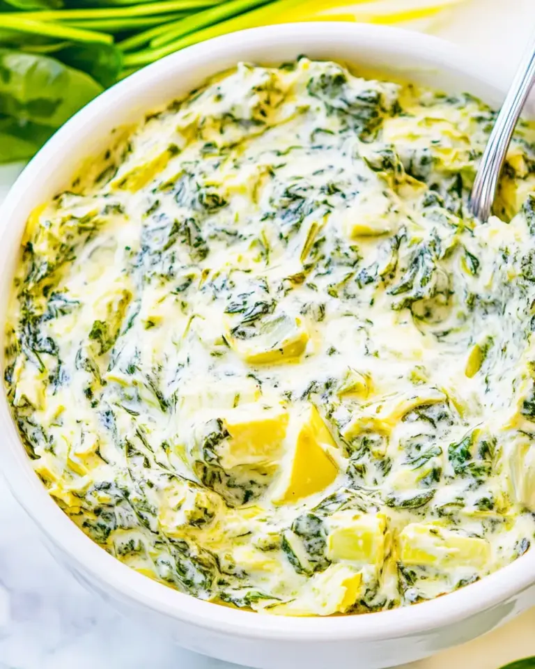 Homemade Crockpot Spinach Artichoke Dip photo