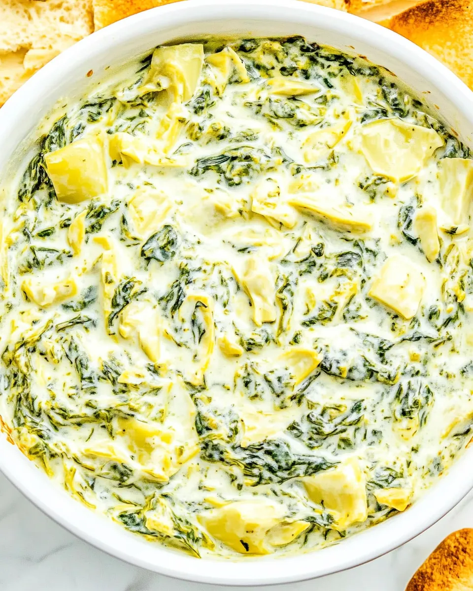 Classic Crockpot Spinach Artichoke Dip image